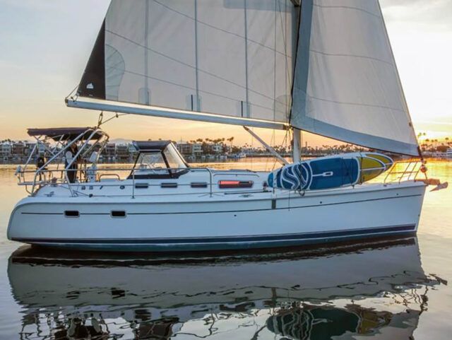 Hunter 38 sailboat data