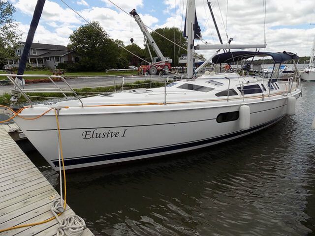 Hunter 410 sailboat data